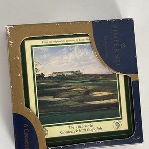 Pimpernel Set of 6 Decorative Coasters for glasses Art for the table